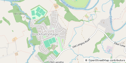 Map of Blackburn, Lancashire