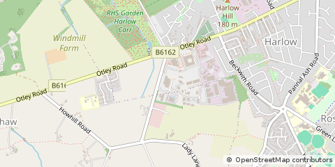 Map of Harrogate, North Yorkshire