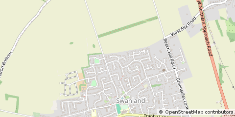 Map of North Ferriby, North Humberside