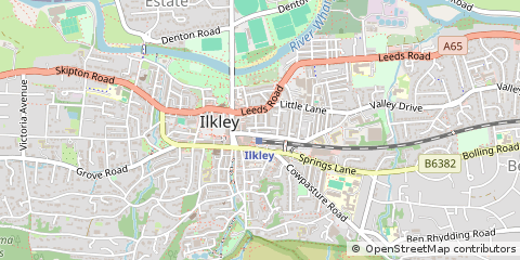 Map of Ilkley