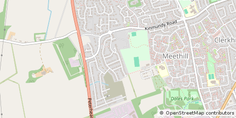 Map of Peterhead, Aberdeenshire