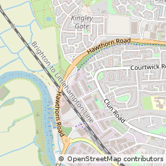Map of Littlehampton, West Susex