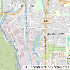 Map of Uxbridge