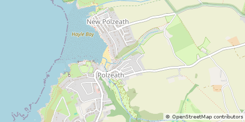 Map of Wadebridge, Cornwall