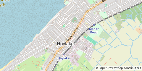 Map of Wirral