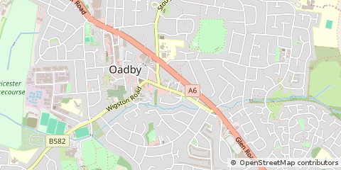 Map of Leicester