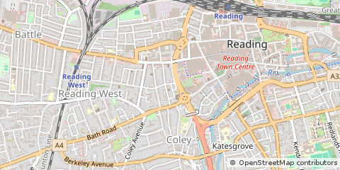 Map of Reading