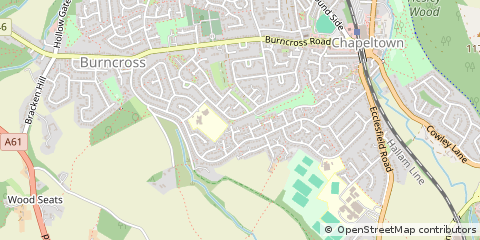 Map of Sheffield
