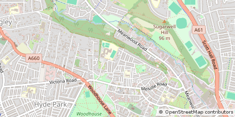 Map of Leeds