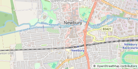 Map of Newbury