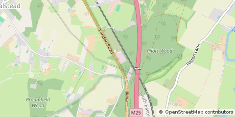 Map of Halstead, Kent