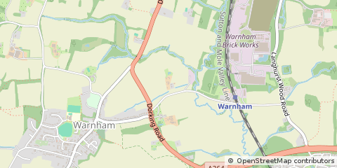 Map of West Sussex,