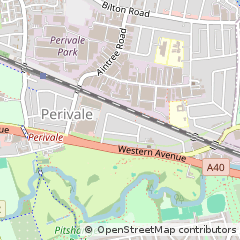 Map of Perival, Middlesex