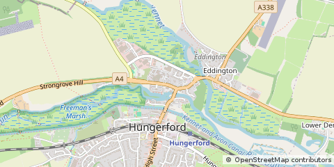 Map of Hungerford, Berkshire