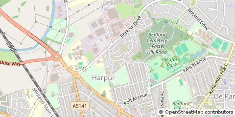 Map of Bedford