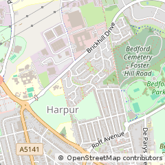 Map of Bedford