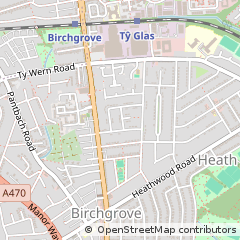 Map of Cardiff