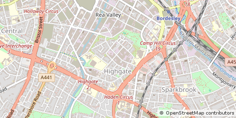 Map of Birmingham