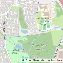 Map of Dunfermline, Fife