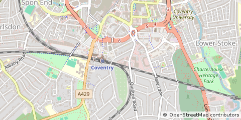Map of Coventry
