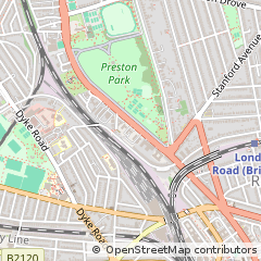 Map of Brighton, East Sussex