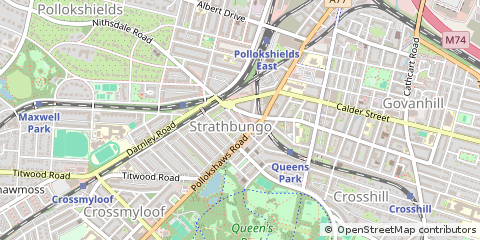 Map of Glasgow