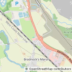 Map of Solihull, West Midlands