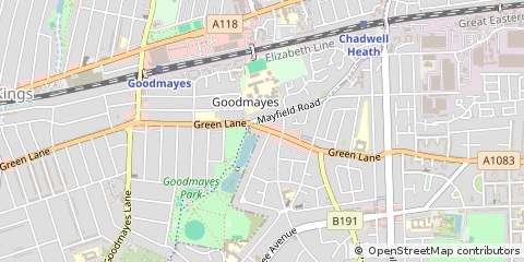 Map of Dagenham