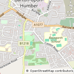 Map of Barton-Upon-Humber, Lincolnshire