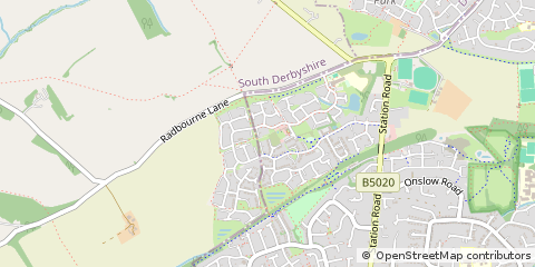 Map of Derby