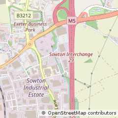 Map of Exeter, Devon