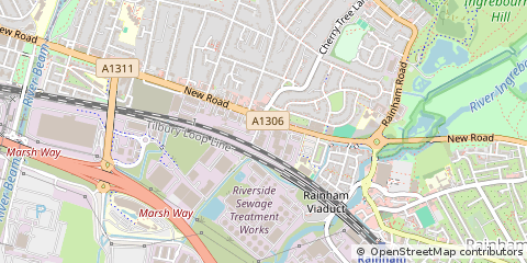 Map of Rainham