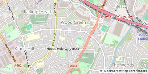 Map of Wednesbury