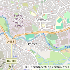 Map of Caerphilly