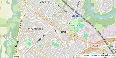 Map of Glasgow