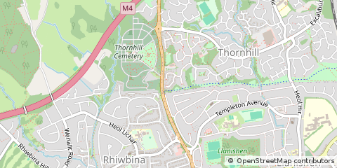 Map of Cardiff