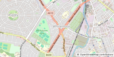 Map of Nottingham
