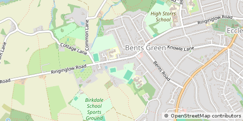 Map of Sheffield