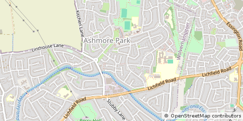 Map of West Midlands