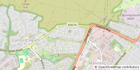 Map of Poole