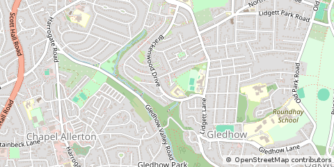Map of Leeds