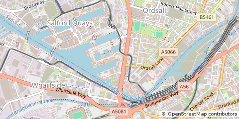 Map of Salford