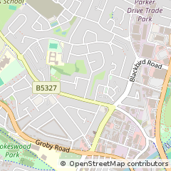 Map of Leicester