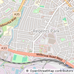 Map of Southampton, Hampshire