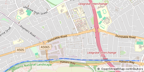 Map of Luton