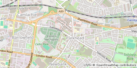 Map of Glasgow