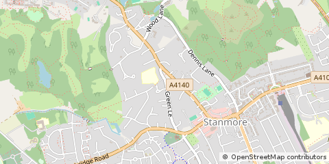 Map of Stanmore