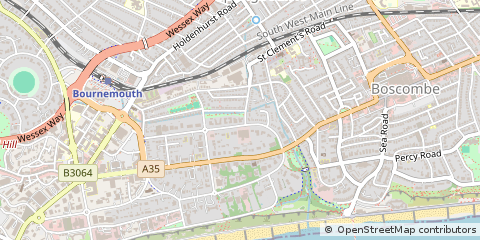Map of Bournemouth