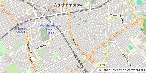 Map of Walthamstow, London