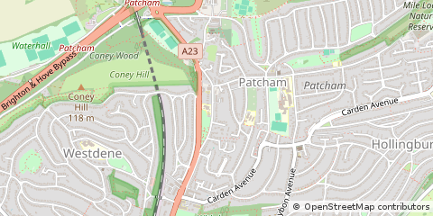 Map of Brighton